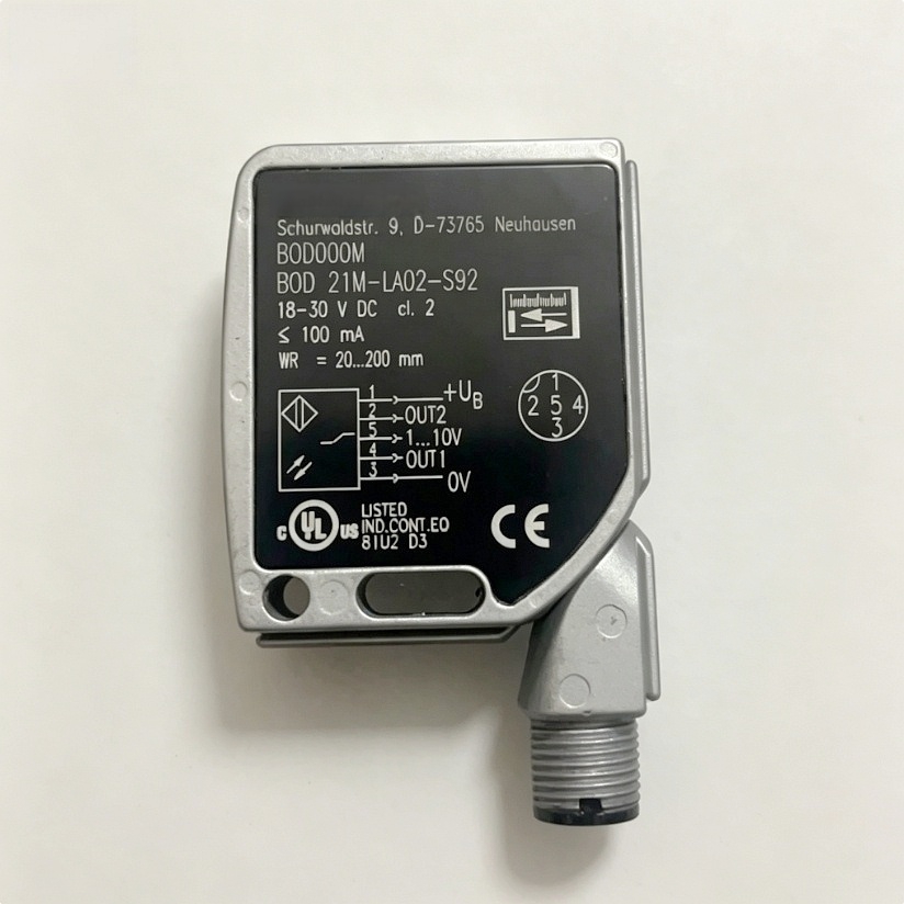 Industrial Laser Displacement Sensor - BOD000R BOD 21M-LB02-S92 고정밀 레이저 변위