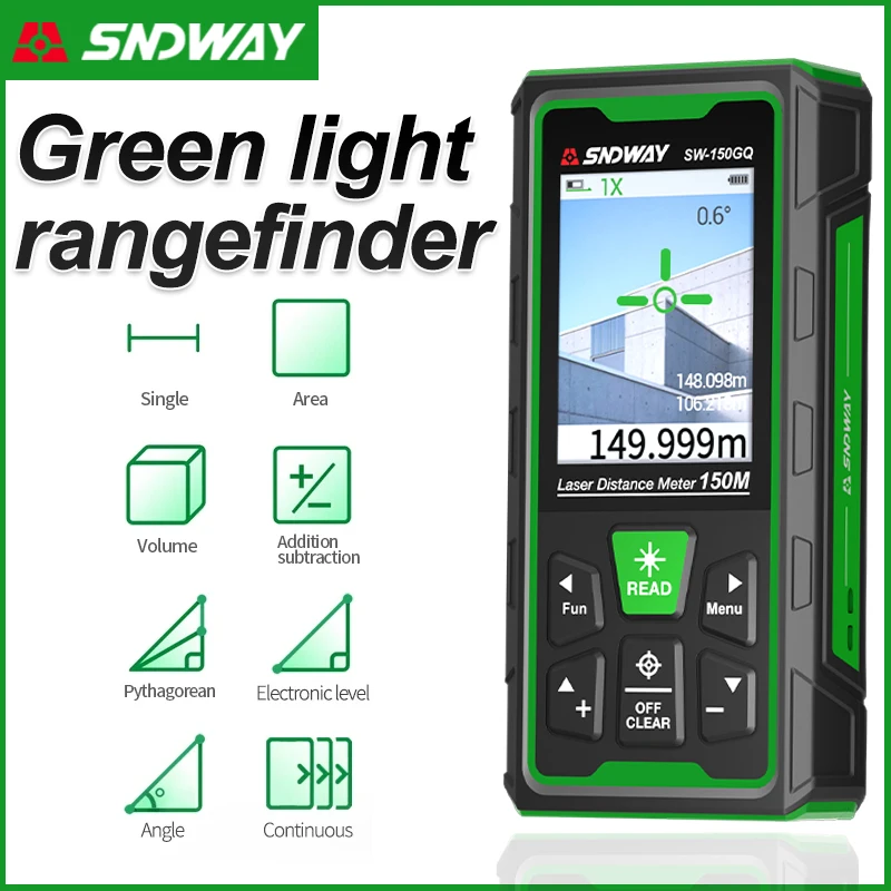 Industrial Laser Alignment Tool - 녹색 레이저 거리 측정기 디지털 거리