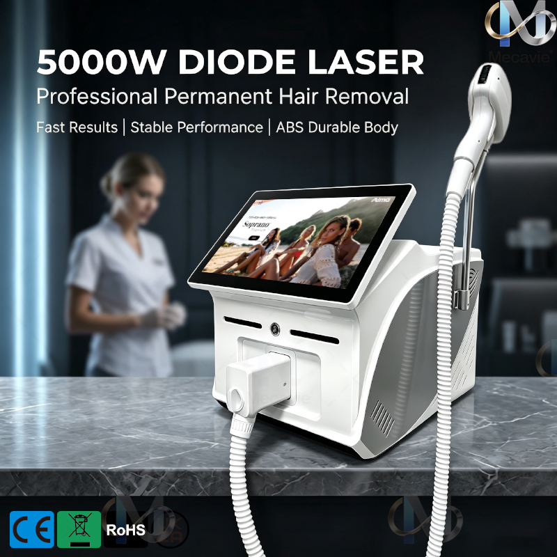 Industrial Laser Hair Removal Machine - 소프라노 2026 최고의 제모 레이저 블랙