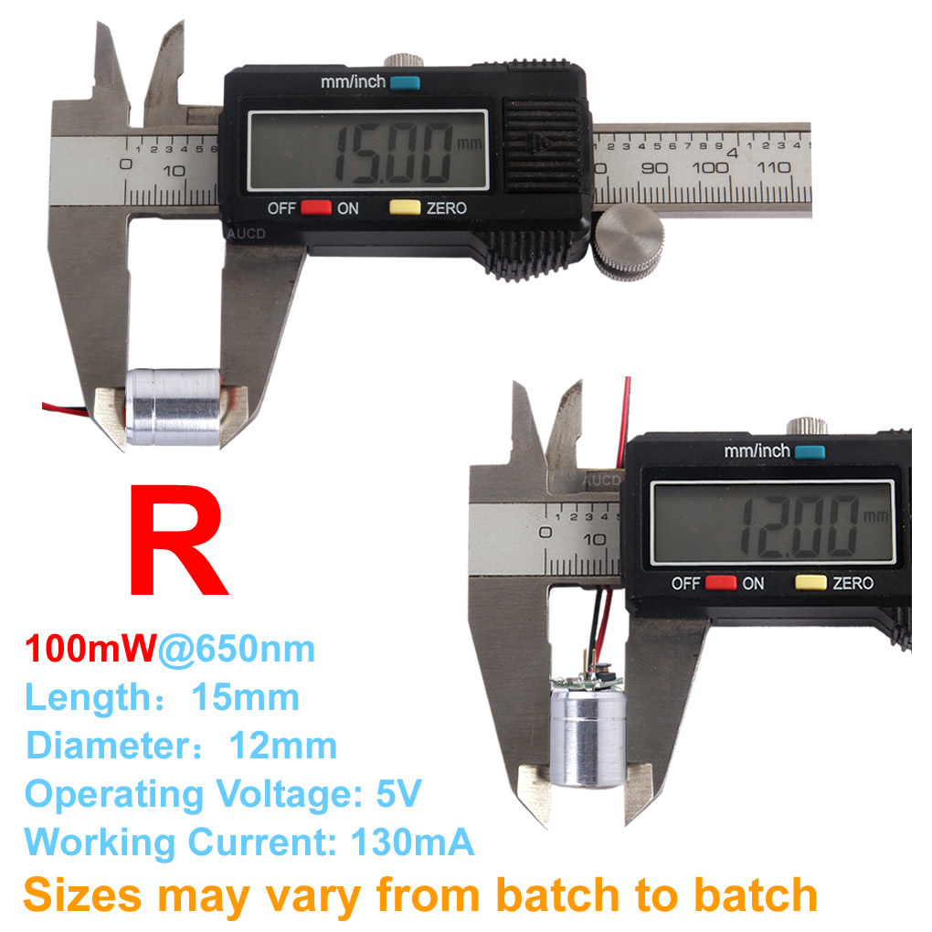 Φ12x15mm DC 5V 레드-100mW 그린-50m - Industrial Laser Alignment Tool 리뷰 및 가격