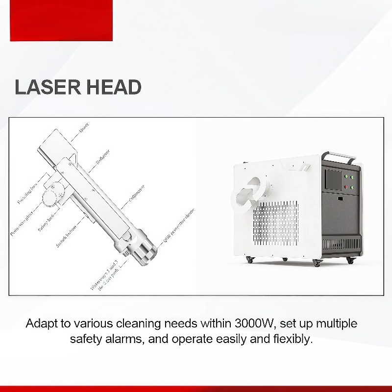 산업용 표면 준비를 위한 2000W 저소비 비용 산업용 - Industrial Handheld Laser 리뷰 및 가격