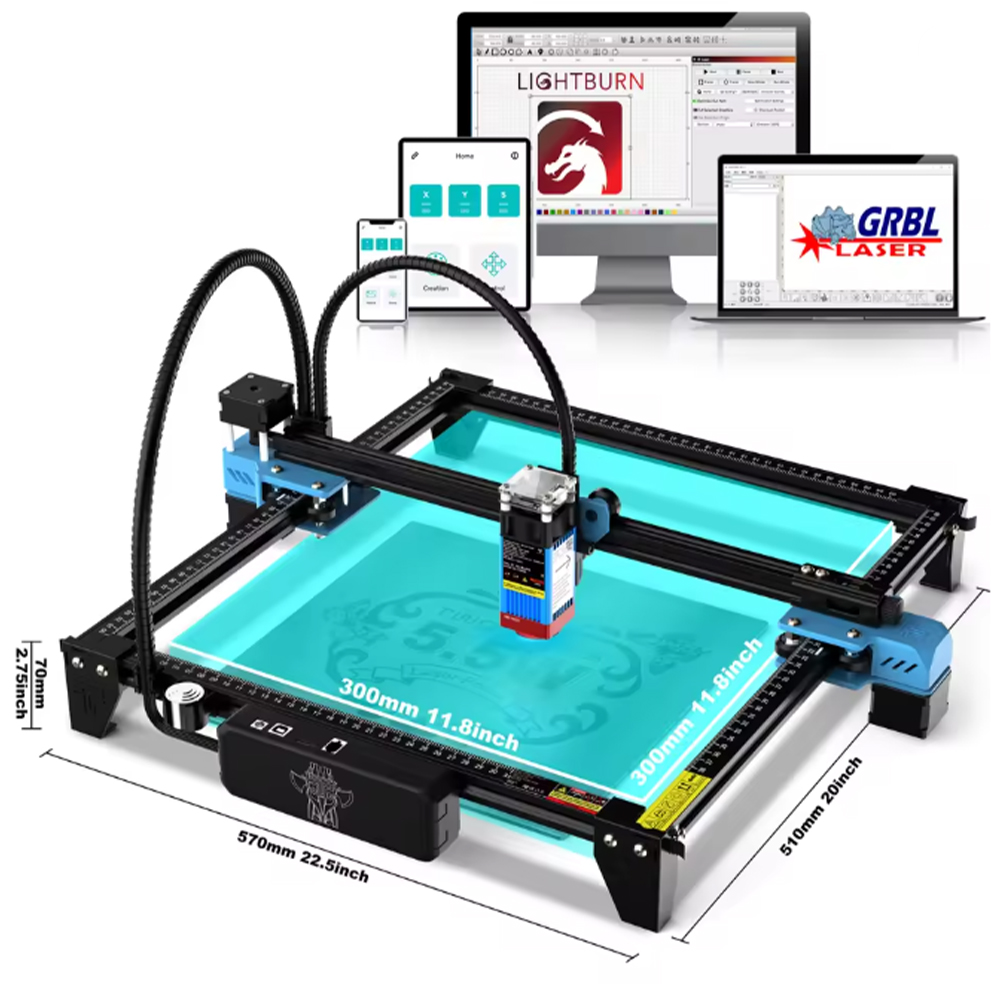 TwoTrees TTS-55 Pro/TTS-10 Pro - Industrial Laser Engraving Machine 리뷰 및 가격
