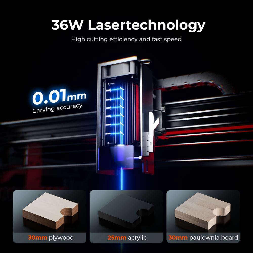 ACMER S2 PRO 36W/48W 레이저 조각기 기 - Industrial Laser Engraving Machine 리뷰 및 가격