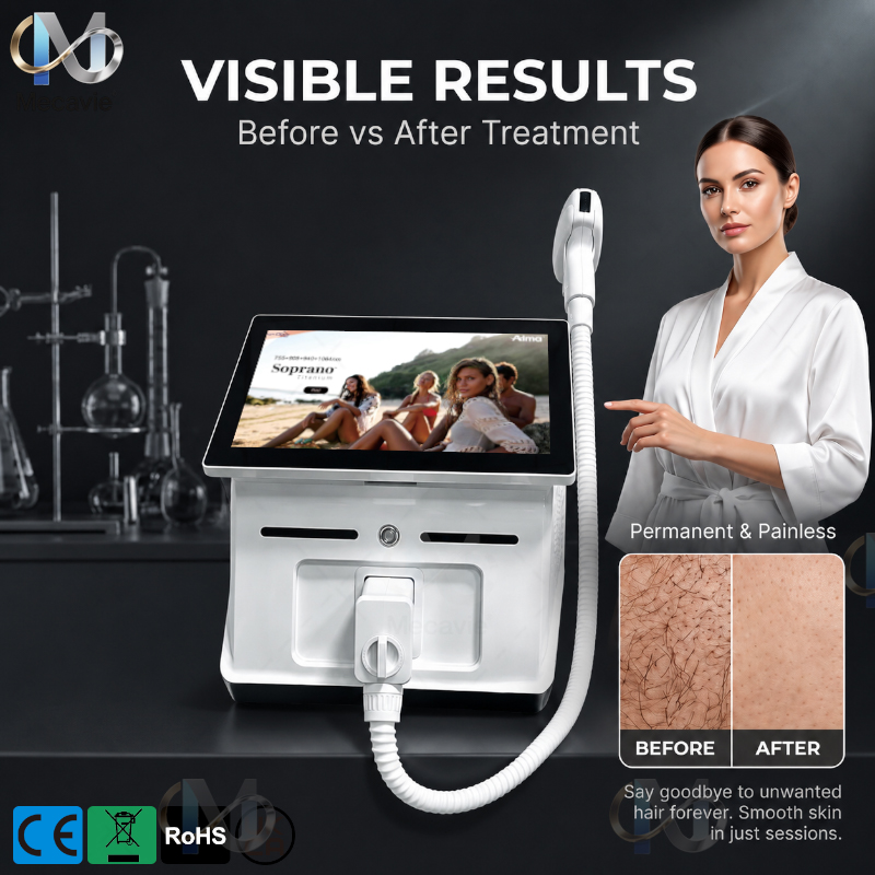 소프라노 2026 최고의 제모 레이저 블랙 아이스 플래 - Industrial Laser Hair Removal Machine 리뷰 및 가격